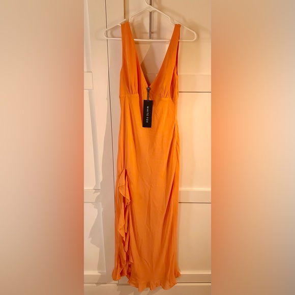 White Fox - Tell Me Everything Maxi Dress Melon - Picture 2 of 2